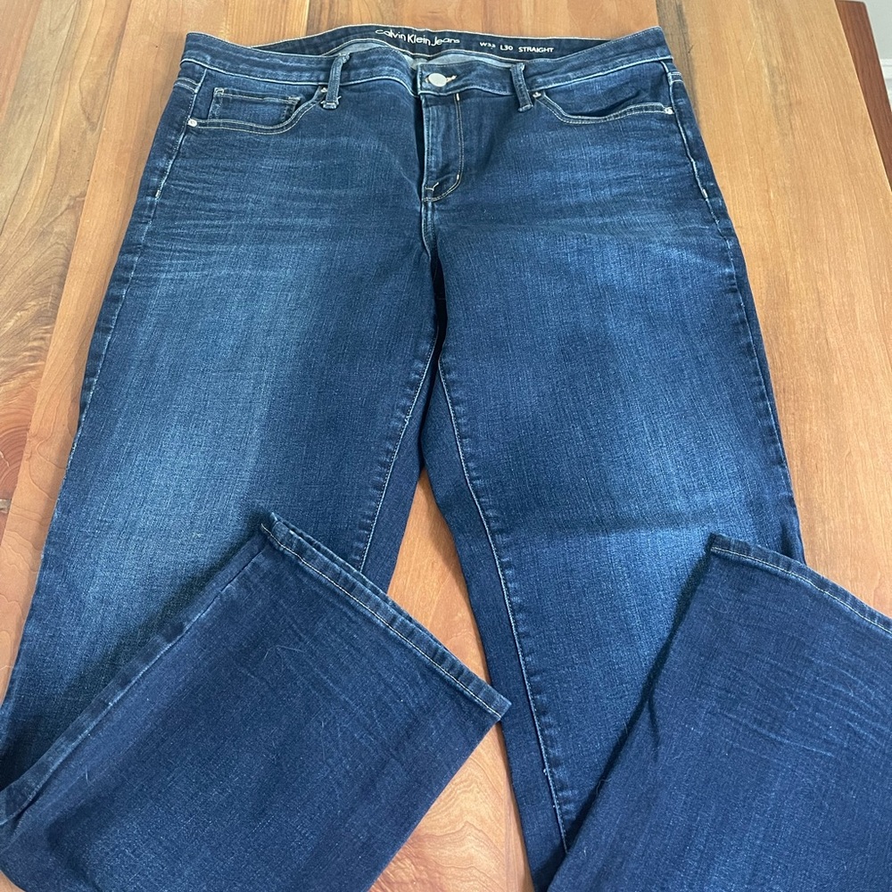 Vintage Calvin Klein Straight Leg Jeans 33W x 30L - Picture 5 of 7